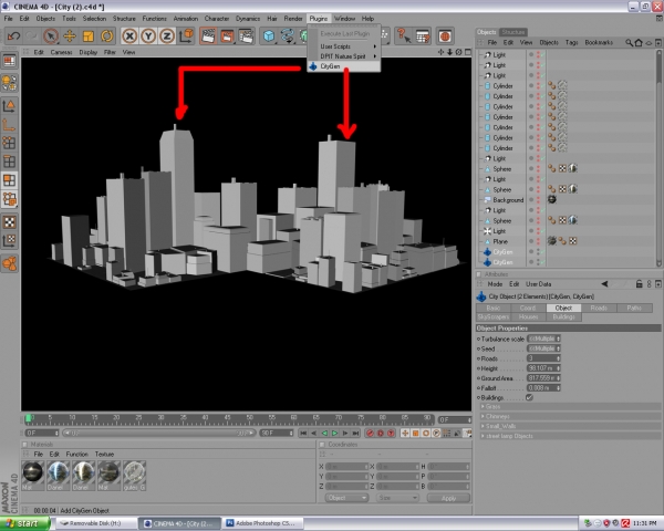 Creation of city: Step 1